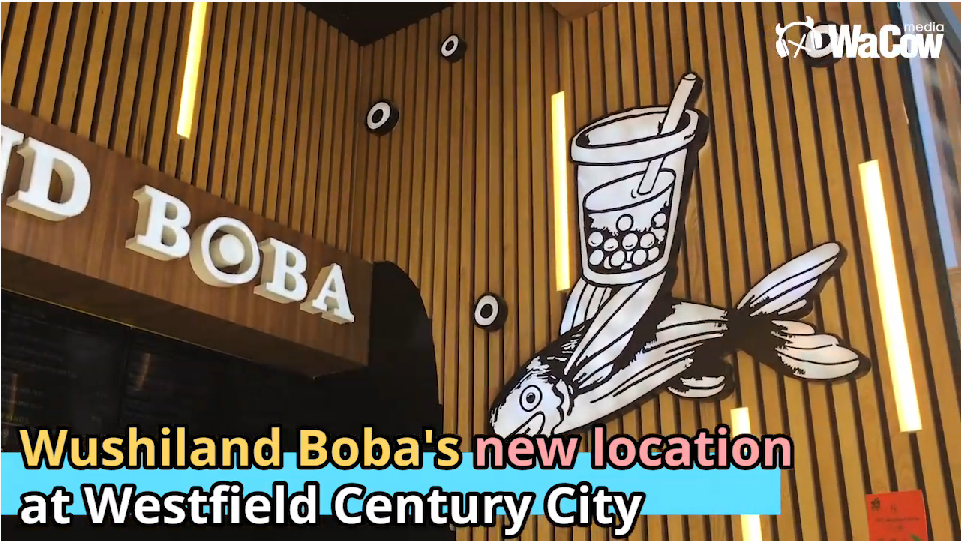 Wushiland Boba opens a new location at Westfield Century City Mall, in 2019